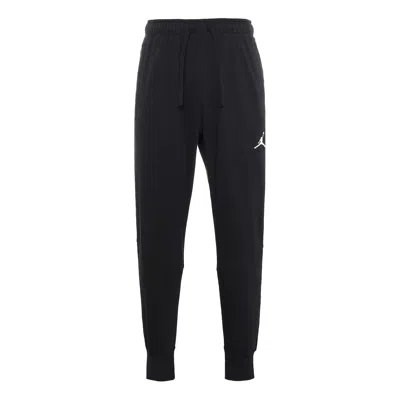 Air Jordan Men's  Solid Color Logo Printing Lacing Bundle Feet Casual Sports Pants/trousers/joggers A In Black