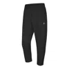 Air Jordan Men's  Solid Color Logo Printing Lacing Straight Casual Pants/trousers Autumn Black