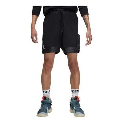 Air Jordan Men's  Splicing Casual Sports Shorts Black