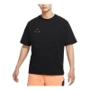 Air Jordan Men's  Solid Color Alphabet Logo Printing Round Neck Casual Short Sleeve Black T-shirt