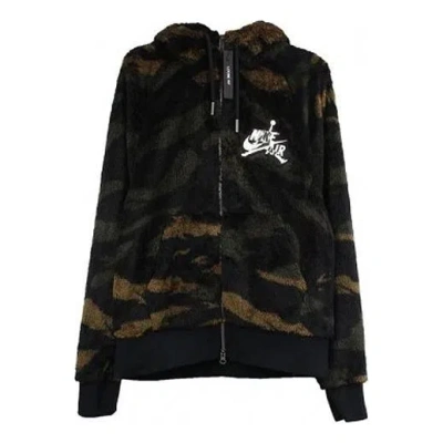 Air Jordan Men's  Wings Plush Zipper Black