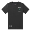 Air Jordan Men's  X Psg Crossover Alphabet Logo Printing Casual Short Sleeve Black T-shirt