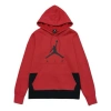 Air Jordan Men's Fleece Pullover Hooded Sweater In Red
