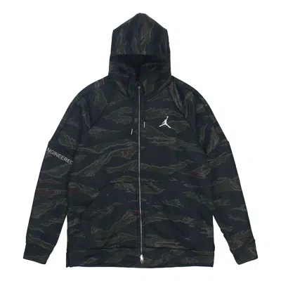 Air Jordan Men S Space Cotton Warm Sports Casual Hooded Jacket Black