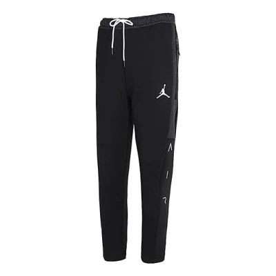 Air Jordan Mens Casual Sports Ankle Banded Pants Black