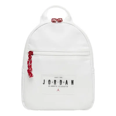 Air Jordan Mini Kids' Backpack 'white' In Multi