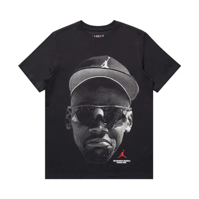 Pre-owned Air Jordan Mj Core Blank Diamond 45 T-shirt 'off Black' | Men's Size M