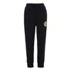 Air Jordan Mj Sticker Sweatpants Casual Sports Fleece Lined Long Pants Black