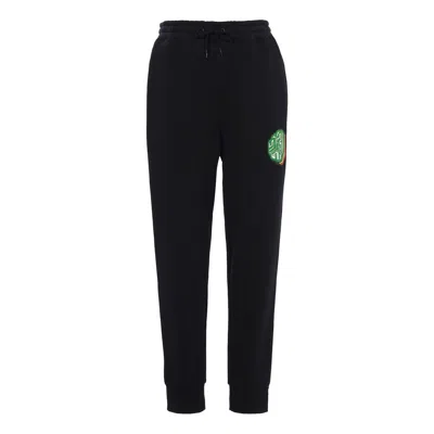 Air Jordan Mj Sticker Sweatpants Casual Sports Fleece Lined Long Pants Black