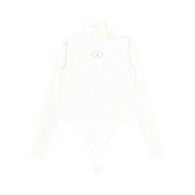 Pre-owned Air Jordan Mountainside Long-sleeve Bodysuit 'sail' | White | Women's Size L