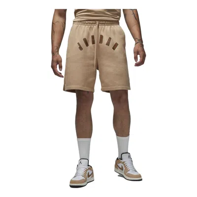 Air Jordan Mvp Fleece Shorts 'beige' In Neutral