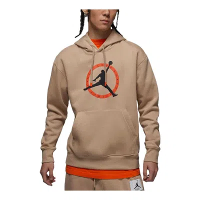 Air Jordan Mvp Graphic Hoodie 'khaki' In Brown
