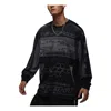 Air Jordan Mvp Graphic Sweatshirt Asia Sizing 'black Grey'
