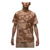 Air Jordan Mvp Graphic T-shirt Asia Sizing 'light Brown'