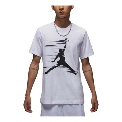 Air Jordan Mvp Graphic T-shirt Asia Sizing 'white Black' In Gray