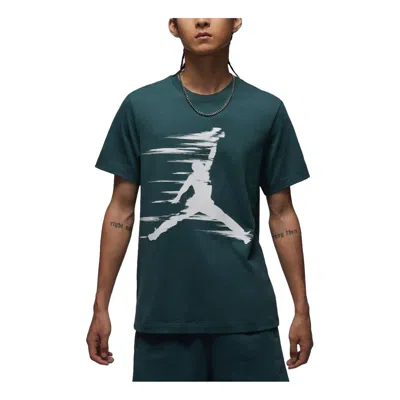 Air Jordan Mvp Jumpman Graphic T-shirt Asia Sizing 'oxidized Green'
