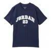 Air Jordan Mvp T-shirt Asia Sizing 'navy White' In Blue