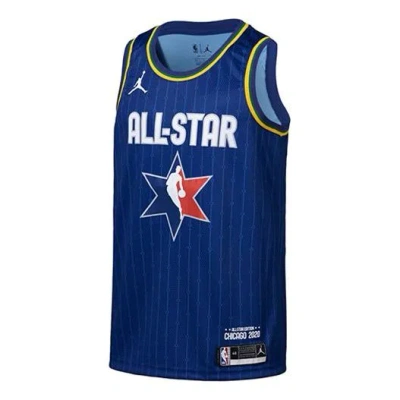 Air Jordan Nba All-star Edition Sw Fan Edition 2020 Chicago Kyrie Irving 11 Sports Basketball Jersey In Blue