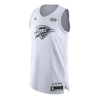 Air Jordan Nba Au Player Edition 2018 Westbrook Basketball Vest White