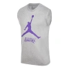 Air Jordan Nba Lakers Vest 'grey Purple' In Gray