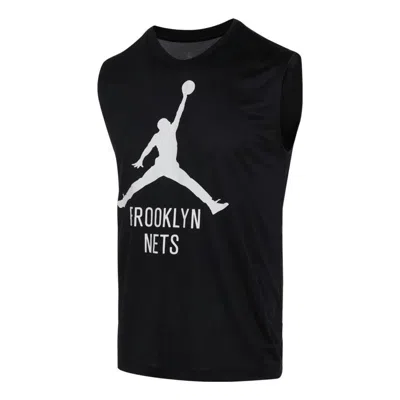 Air Jordan Nba Logo Vest 'brooklyn Nets' In Black