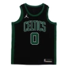 Air Jordan Nba Sports Basketball Jersey Vest Sw Fan Edition Boston Celtics Tatum No. 0 'black Green' In Blue