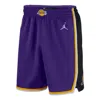 Air Jordan Nba Statement Edition Basketball Shorts 'los Angeles Lakers' In Blue