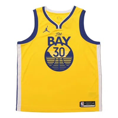 Air Jordan Nba Stephen Curry Warriors Statement Edition 2020 Swingman Jersey Yellow