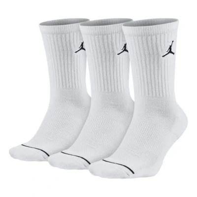 Air Jordan Nike Apparel Socks Men  Jumpman Crew Socks White