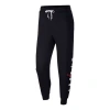 Air Jordan Alphabet Printing Athleisure Casual Sports Long Pants Black