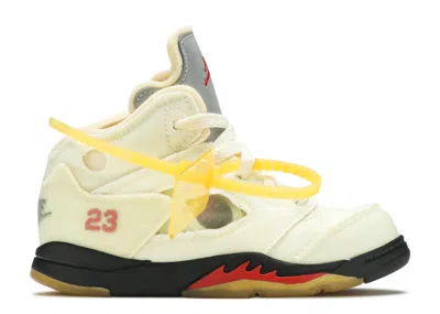 Air Jordan Babies' Off-white X  5 Retro Sp Td 'sail'