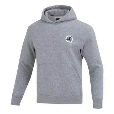 Air Jordan Ok Logo Hoodie 'grey' In Gray