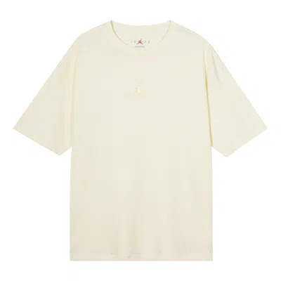 Air Jordan Oversized Crew T-shirt 'beige' In Neutral