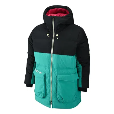 Air Jordan Padded Puffer Jacket 'black Green'