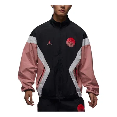 Air Jordan Paris Saint-germain Anthem Jacket Asia Sizing 'rust Pink Off Noir' In Multi