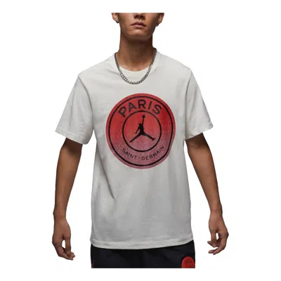 Air Jordan Paris Saint-germain Graphic T-shirt Asia Sizing 'sail' In White