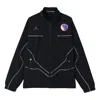 Air Jordan Paris Saint-germain Logo Sports Jacket Black