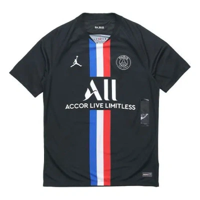 Air Jordan Paris Saint-germain Psg 19/20 Stadium Fourth Jersey 'black'