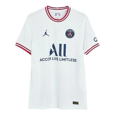 Air Jordan Paris Saint-germain Psg 21/22 Player Edition Away Jersey 'white'
