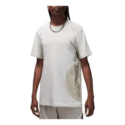 Air Jordan Paris Saint-germain T-shirt 'beige' In White