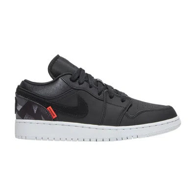 Pre-owned Air Jordan Paris Saint-germain X  1 Low Bg | Black | Kid's Size 4
