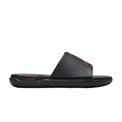 Pre-owned Air Jordan Paris Saint-germain X Jordan Jumpman Slide 'off Noir Infrared' | Black | Men's Size 10