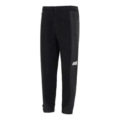 Air Jordan Patchwork Knitted Sweatpants 'black'