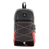 Air Jordan Polyester Backpack 'greyred' In Multi