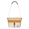 Air Jordan Printing Small Logo Buckle Splicing Contrasting Colors Shoulder Messenger Bag Yellow