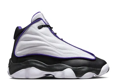 Air Jordan Pro Strong Gs 'electro Purple' In White