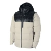 Air Jordan Protection Against Cold Stay Warm Hooded Colorblock Casual Sports Down Jacket White In Multi