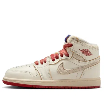 Air Jordan (ps)  1 High Og 'rare Air Sail Cinnabar' In Multi