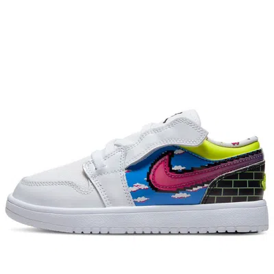 Air Jordan (ps)  1 Low Alt 'old School Gaming' In White