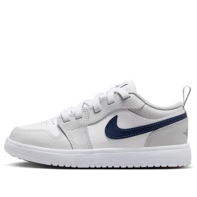 Air Jordan (ps)  1 Low Alt 'white Grey Midnight Navy' In Neutral